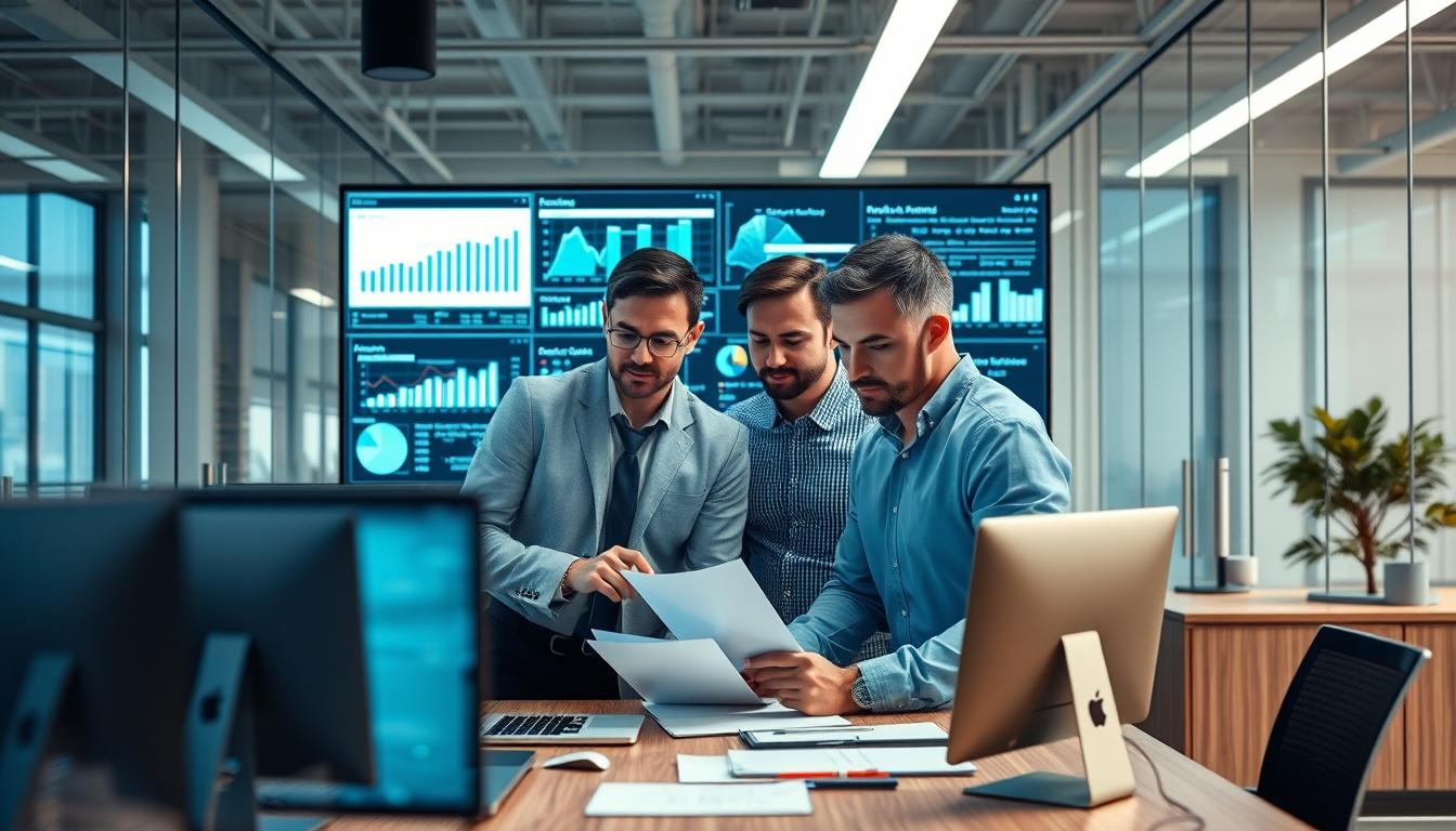 Business software planning meeting